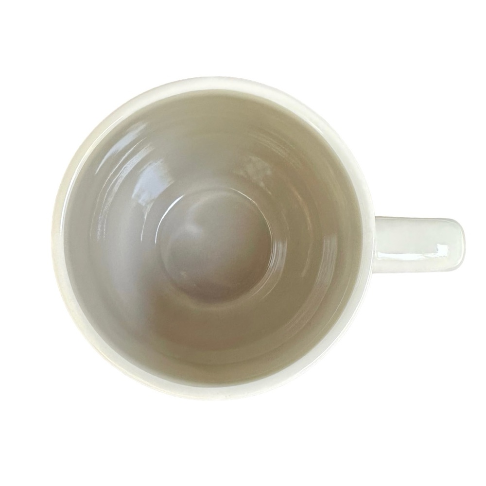 Rae Dunn TEA Mug White Gray Letters and Interior Dimples NWT 2017 OG - Picture 8 of 13